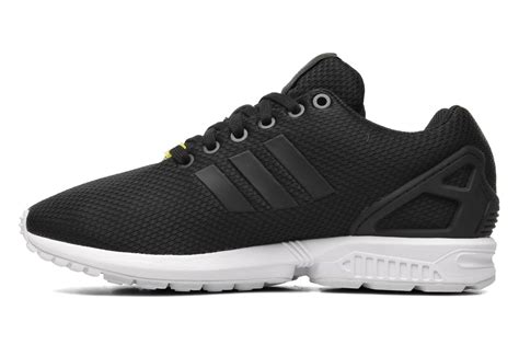 adidas flux zwart wit dames|adidas Originals ZX Flux sneakers in black .